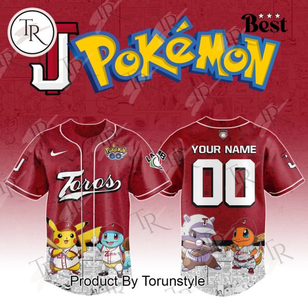 Toros De Tijuana 2025 Pokemon Custom Name Limited Edition Baseball Jersey