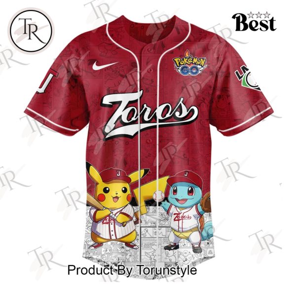 Toros De Tijuana 2025 Pokemon Custom Name Limited Edition Baseball Jersey