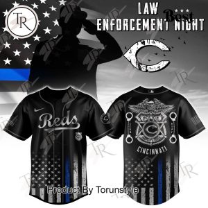 Cincinnati Reds X Law Enforcement Night 2025 Limited Edition Baseball Jersey