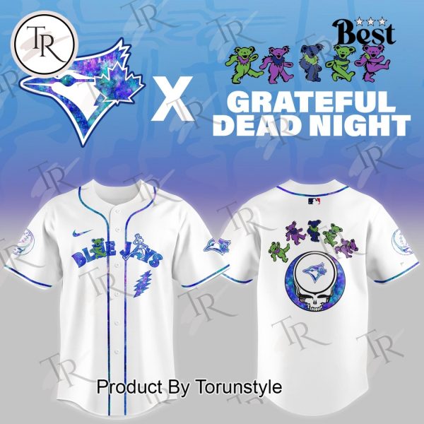 Toronto Blue Jays X Grateful Dead Night Game 2025 Limited Edition Baseball Jersey