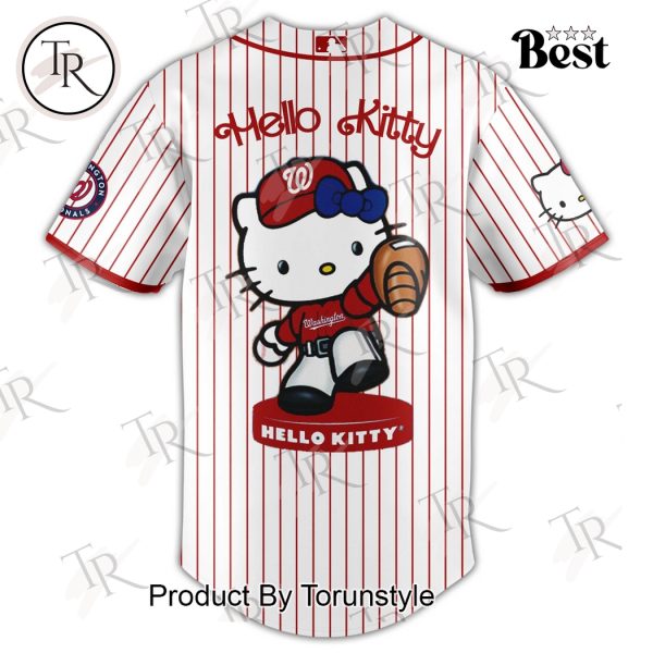 Washington Nationals x Hello Kitty Night 2025 Special Edition Baseball Jersey