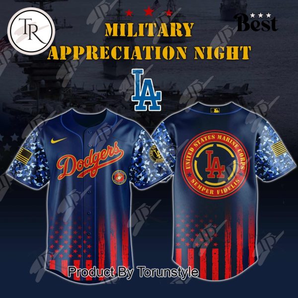 Los Angeles Dodgers 2025 Military Appreciation Night Limited Edition Baseball Jersey