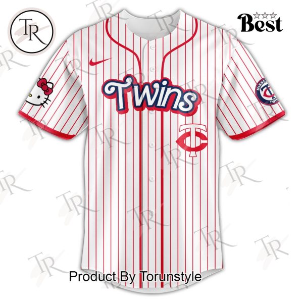 Minnesota Twins x Hello Kitty Night 2025 Special Edition Baseball Jersey
