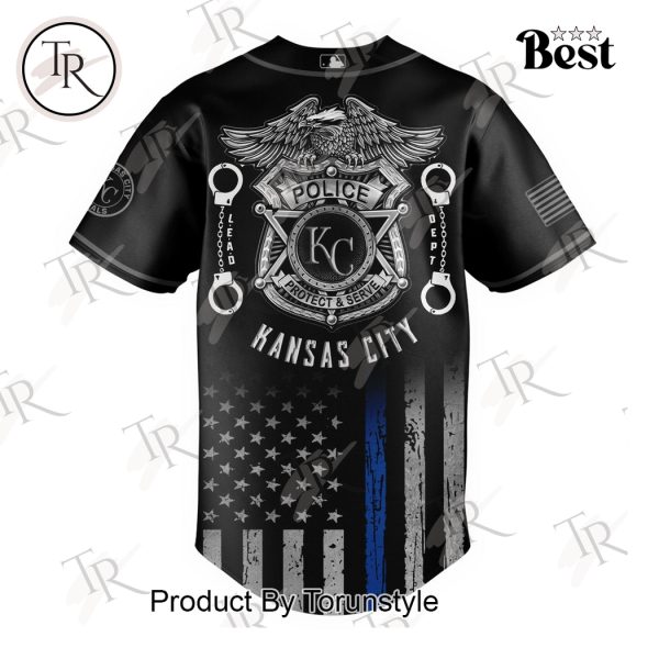 Kansas City Royals X Law Enforcement Night 2025 Limited Edition Baseball Jersey