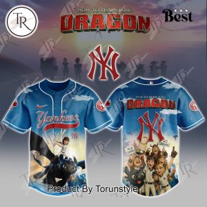 New York Yankees X How To Train Your Dragon 2025 Limited Edition Baseball Jersey