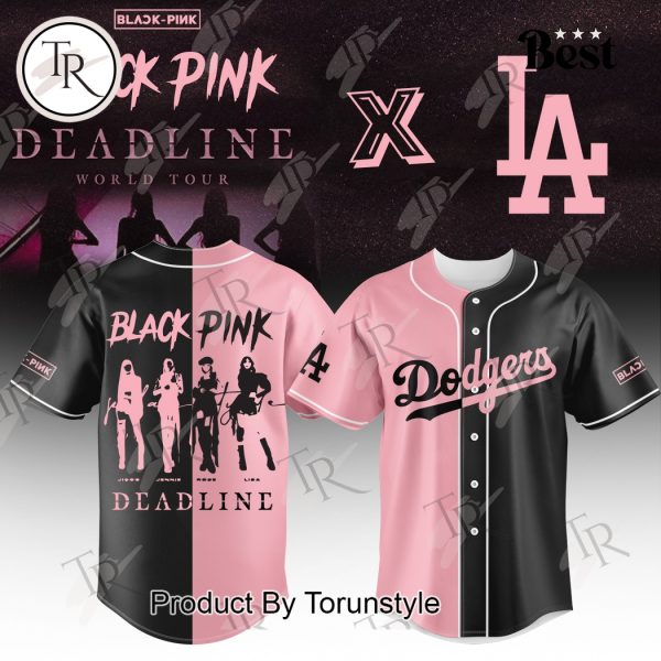 Los Angeles Dodgers X Black Pink Deadline World Tour Limited Edition Baseball Jersey