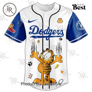 Los Angeles Dodgers X Garfield 2025 Special Edition Baseball Jersey
