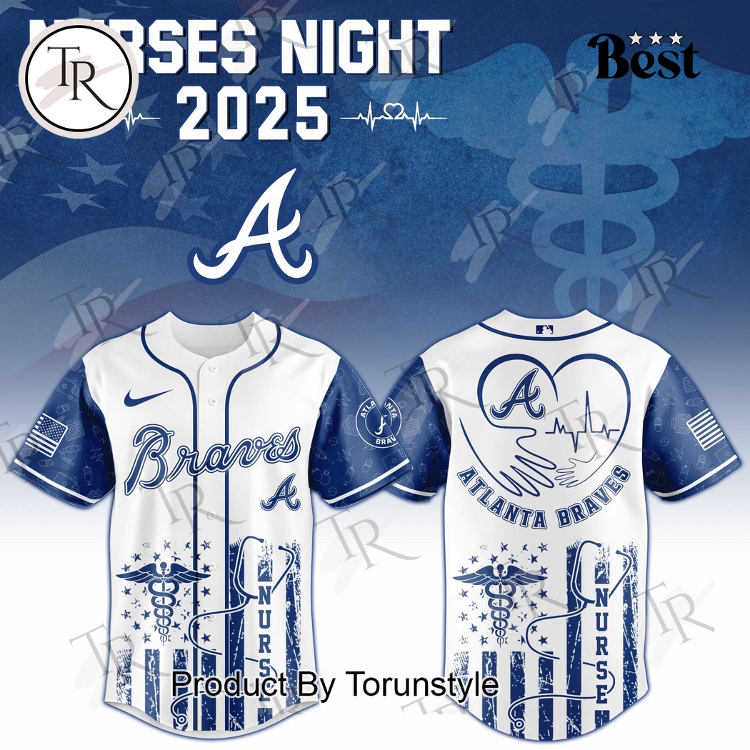 2025 Atlanta Braves X Nurses Night Limited Edition Baseball Jersey 2025 Atlanta Braves X Nurses Night Limited Edition Baseball Jersey