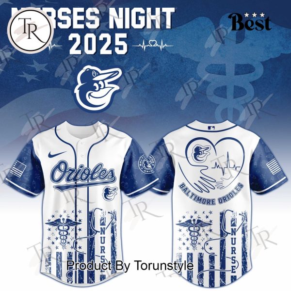 2025 Baltimore Orioles X Nurses Night Limited Edition Baseball Jersey