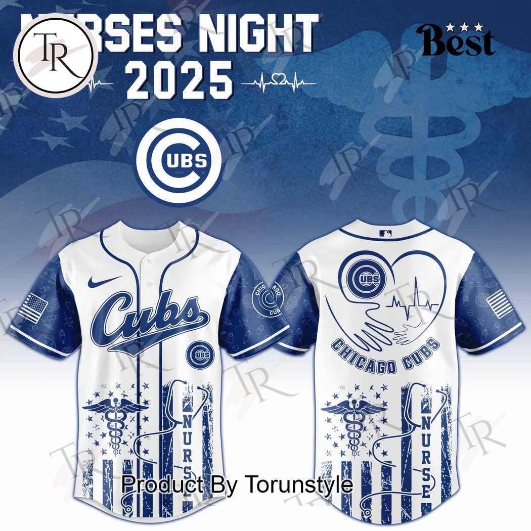 2025 Chicago Cubs X Nurses Night  Edition Baseball Jersey
