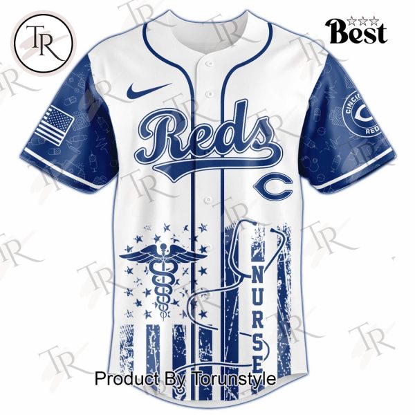 2025 Cincinnati Reds X Nurses Night Limited Edition Baseball Jersey