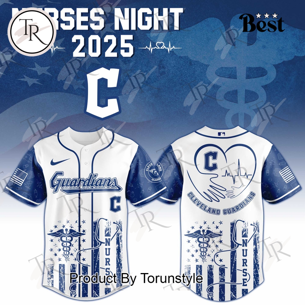 2025 Cleveland Guardians X Nurses Night Limited Edition Baseball Jersey 2025 Cleveland Guardians X Nurses Night Limited Edition Baseball Jersey