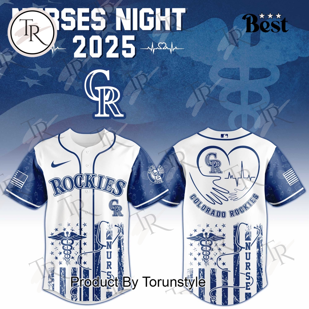 2025 Colorado Rockies X Nurses Night Limited Edition Baseball Jersey 2025 Colorado Rockies X Nurses Night Limited Edition Baseball Jersey