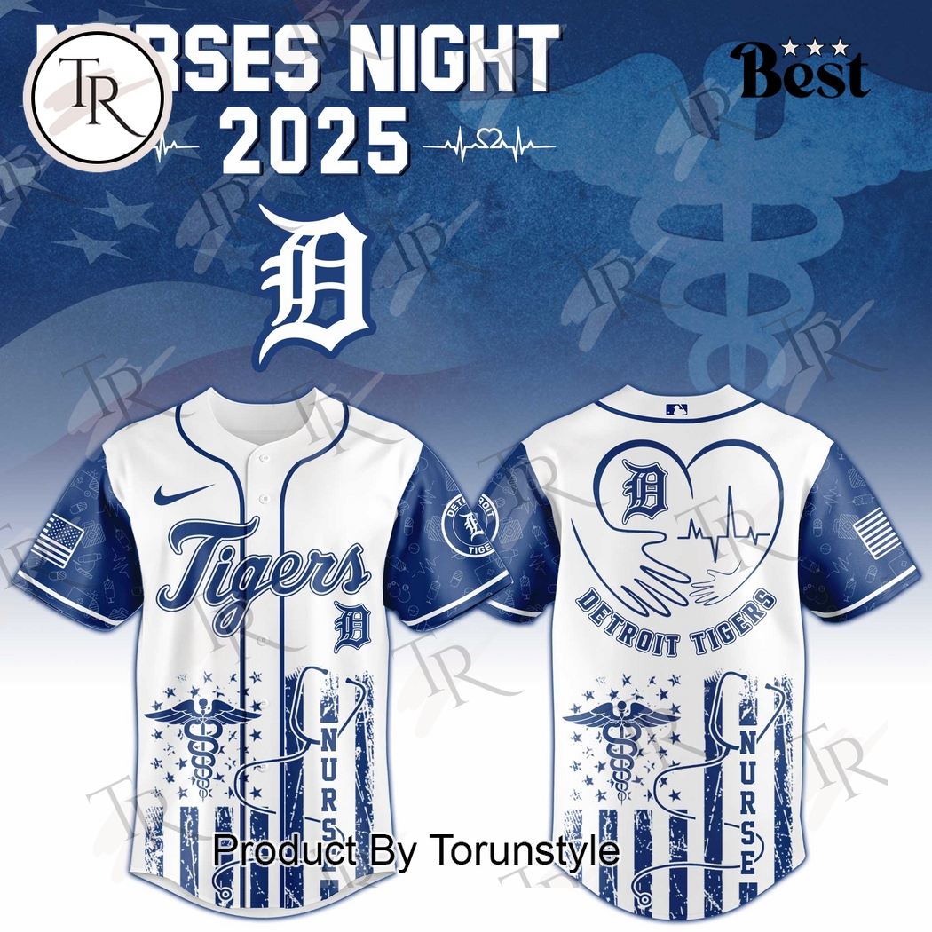 2025 Detroit Tigers X Nurses Night Limited Edition Baseball Jersey 2025 Detroit Tigers X Nurses Night Limited Edition Baseball Jersey