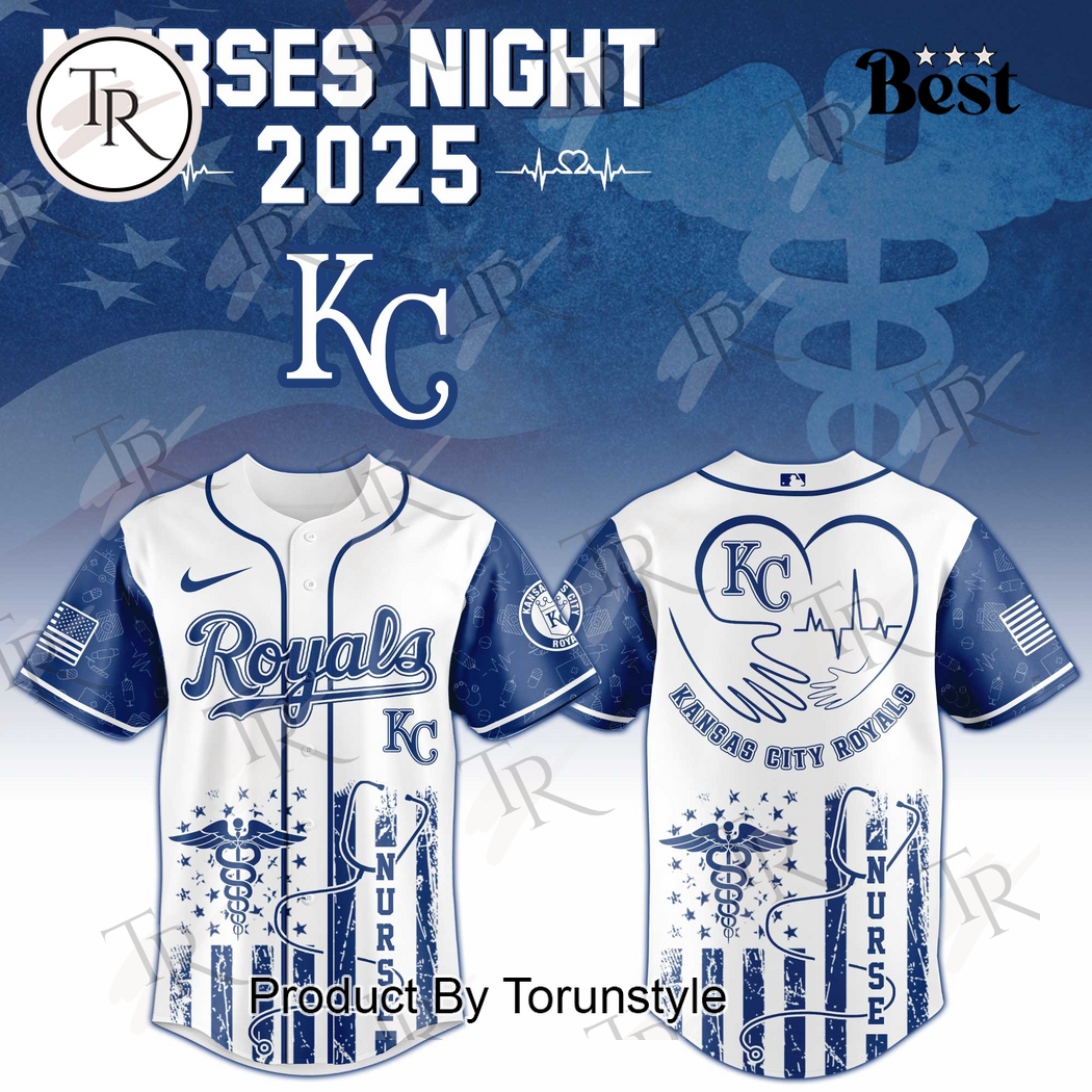 2025 Kansas City Royals X Nurses Night Limited Edition Baseball Jersey 2025 Kansas City Royals X Nurses Night Limited Edition Baseball Jersey