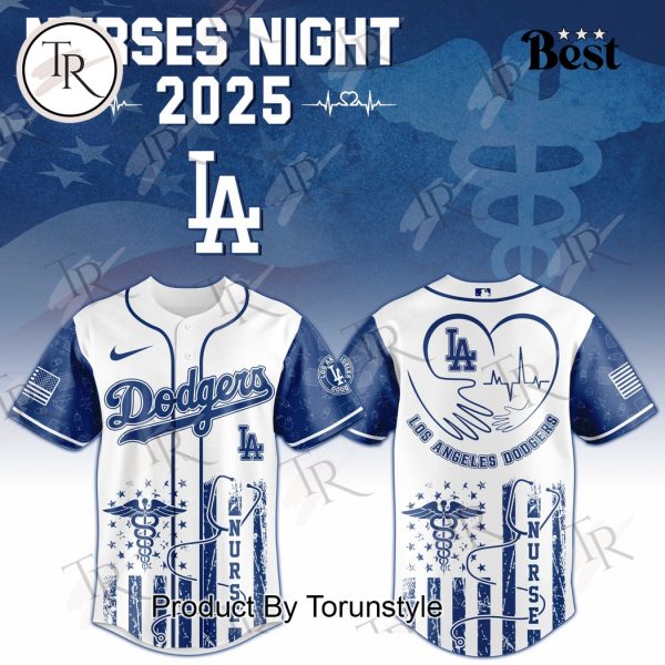 2025 Los Angeles Dodgers X Nurses Night Limited Edition Baseball Jersey