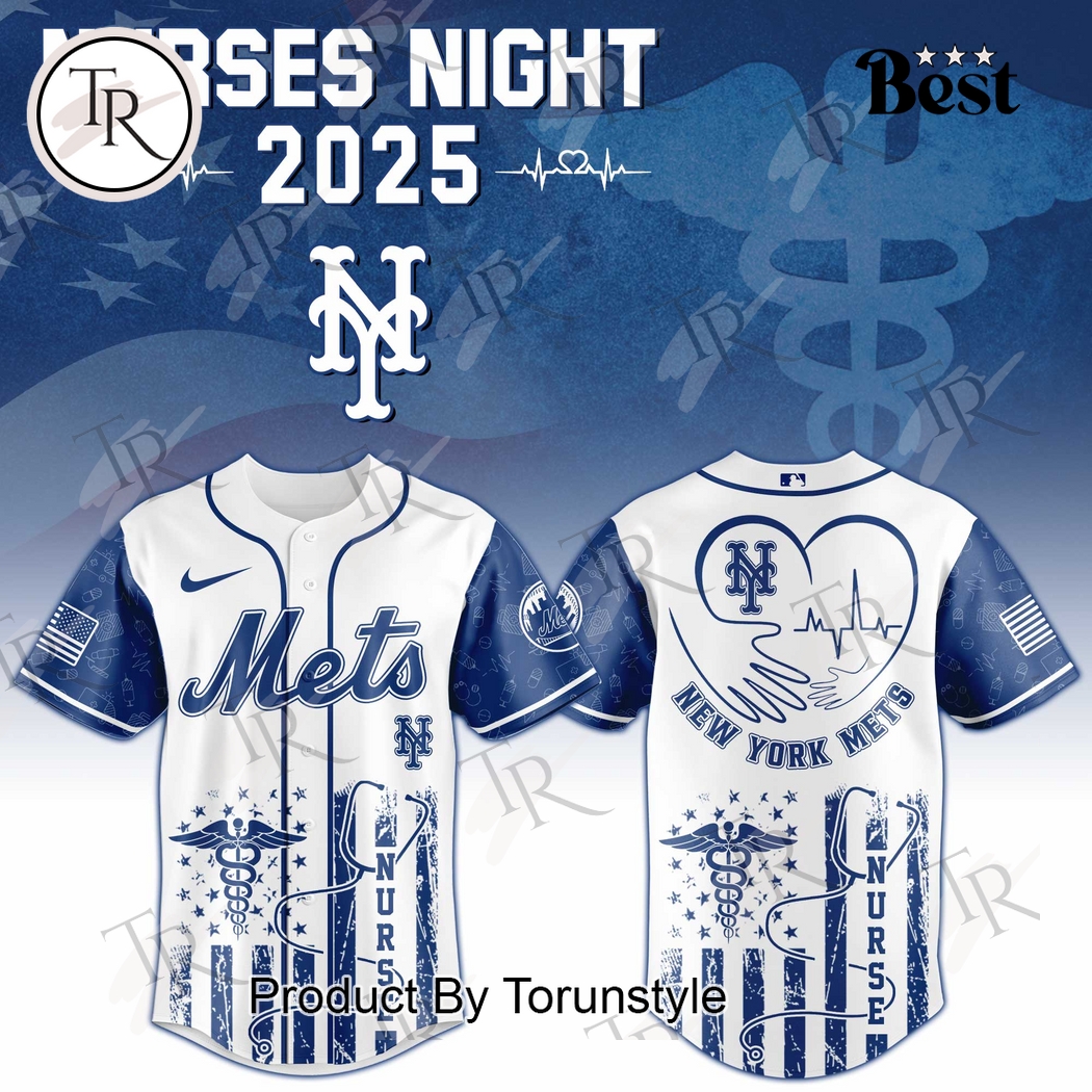 2025 New York Mets X Nurses Night Limited Edition Baseball Jersey 2025 New York Mets X Nurses Night Limited Edition Baseball Jersey