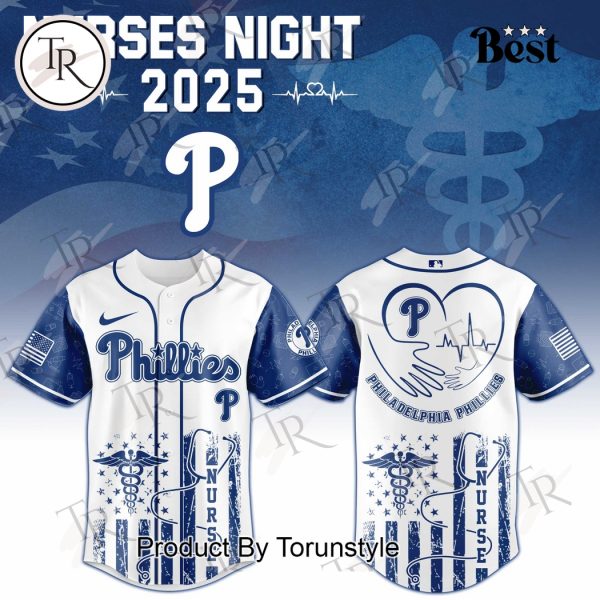 2025 Philadelphia Phillies X Nurses Night Limited Edition Baseball Jersey