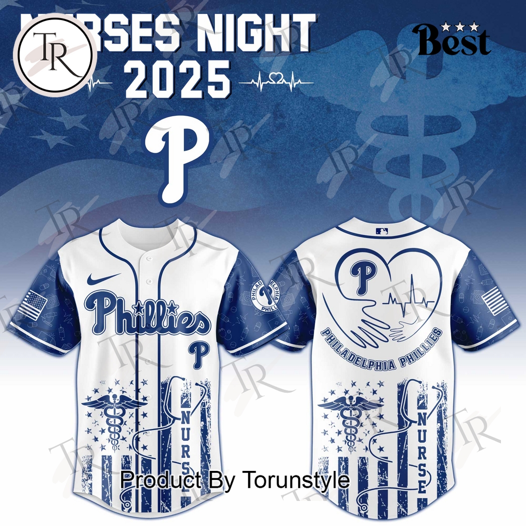 2025 Philadelphia Phillies X Nurses Night Limited Edition Baseball Jersey 2025 Philadelphia Phillies X Nurses Night Limited Edition Baseball Jersey