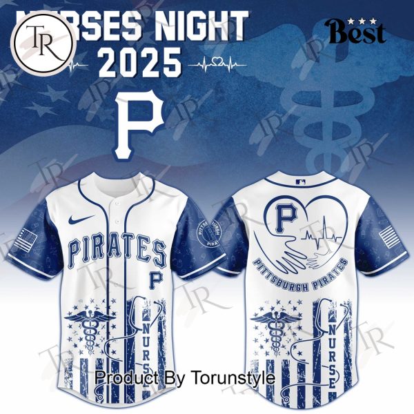 2025 Pittsburgh Pirates X Nurses Night Limited Edition Baseball Jersey