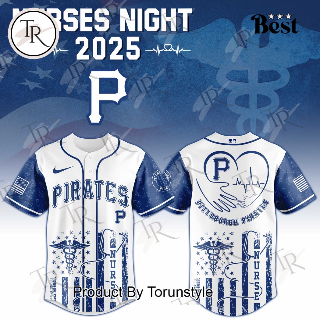 2025 Pittsburgh Pirates X Nurses Night Limited Edition Baseball Jersey 2025 Pittsburgh Pirates X Nurses Night Limited Edition Baseball Jersey