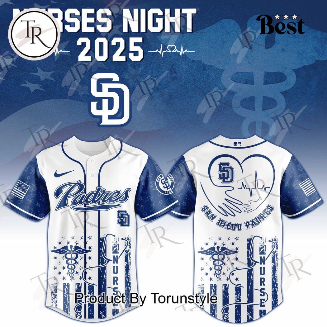 2025 San Diego Padres X Nurses Night Limited Edition Baseball Jersey 2025 San Diego Padres X Nurses Night Limited Edition Baseball Jersey