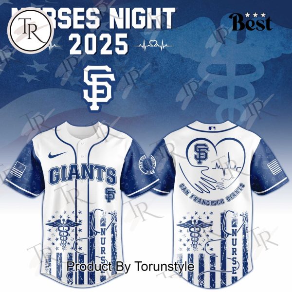 2025 San Francisco Giants X Nurses Night Limited Edition Baseball Jersey