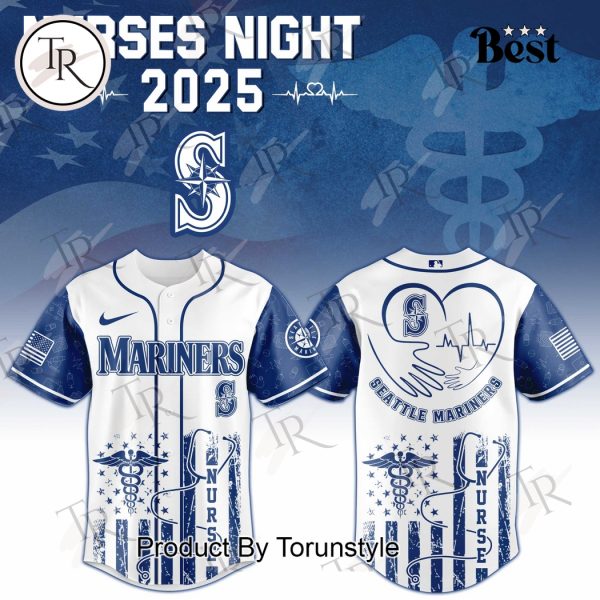 2025 Seattle Mariners X Nurses Night Limited Edition Baseball Jersey