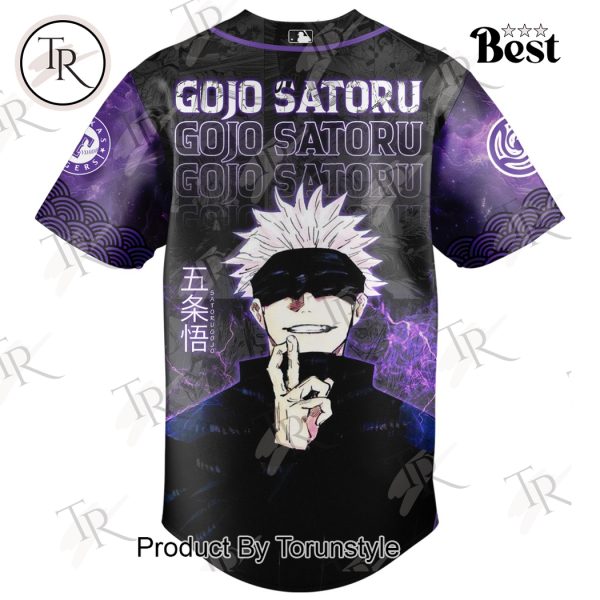 Texas Rangers X Jujutsu Kaisen 2025 “Gojo Satoru” Special Edition Baseball Jersey