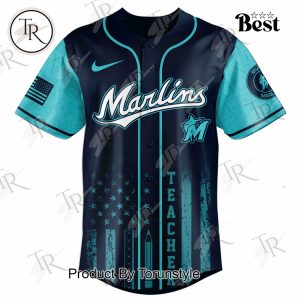 Miami Marlins X Teacher Appreciation Day 2025 Special Edition Baseball Jersey