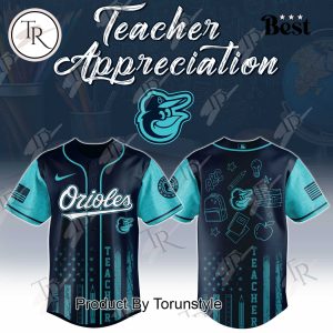 Baltimore Orioles X Teacher Appreciation Day 2025 Special Edition Baseball Jersey