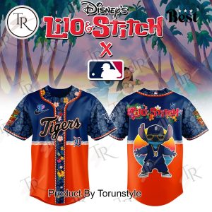 Detroit Tigers X Lilo & Stitch 2025 Limited Edition Baseball Jersey