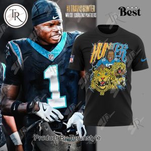 Carolina Panthers X Travis Hunter 2025 Limited Edition Hoodie – Black