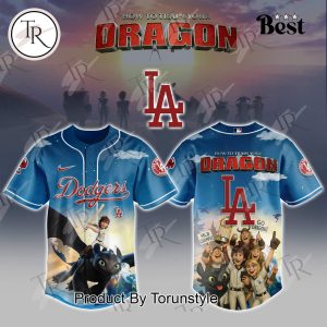 Los Angeles Dodgers X How To Train Your Dragon 2025 Limited Edition Baseball Jersey