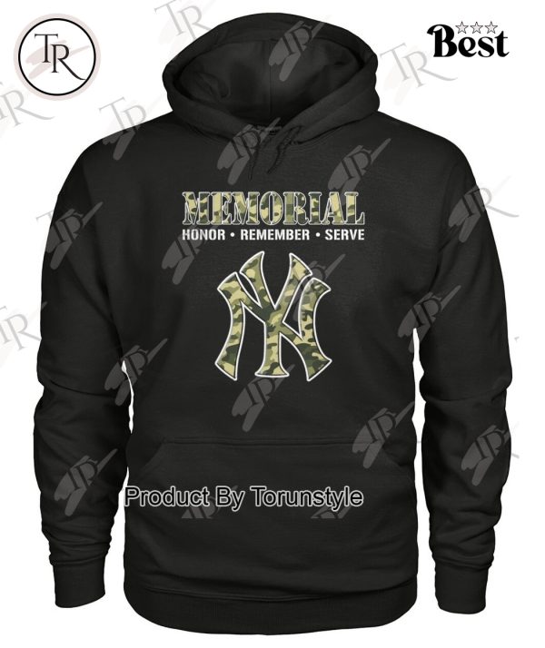 New York Yankees Memorial Honor-Remember-Serve Limited Edition T-Shirt