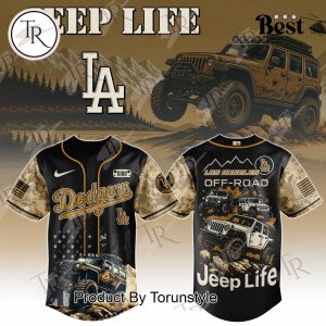 Los Angeles Dodgers X Jeep Life 2025 Off-Road Limited Edition Baseball Jersey