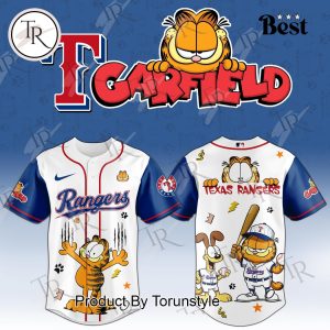 Texas Rangers X Garfield 2025 Special Edition Baseball Jersey