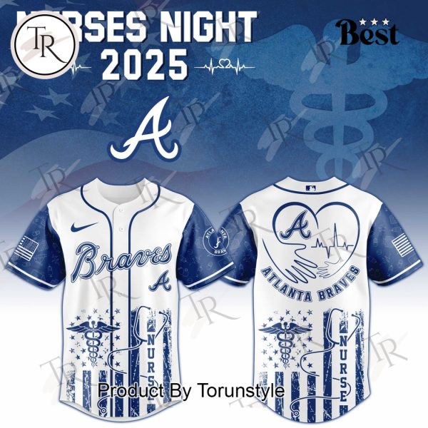 2025 Atlanta Braves X Nurses Night Limited Edition Baseball Jersey