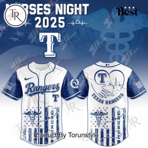 2025 Texas Rangers X Nurses Night Limited Edition Baseball Jersey