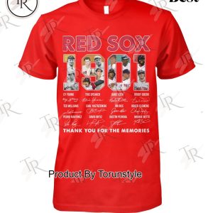 Boston Red Sox 1901 Thank You For The Memories T-Shirt