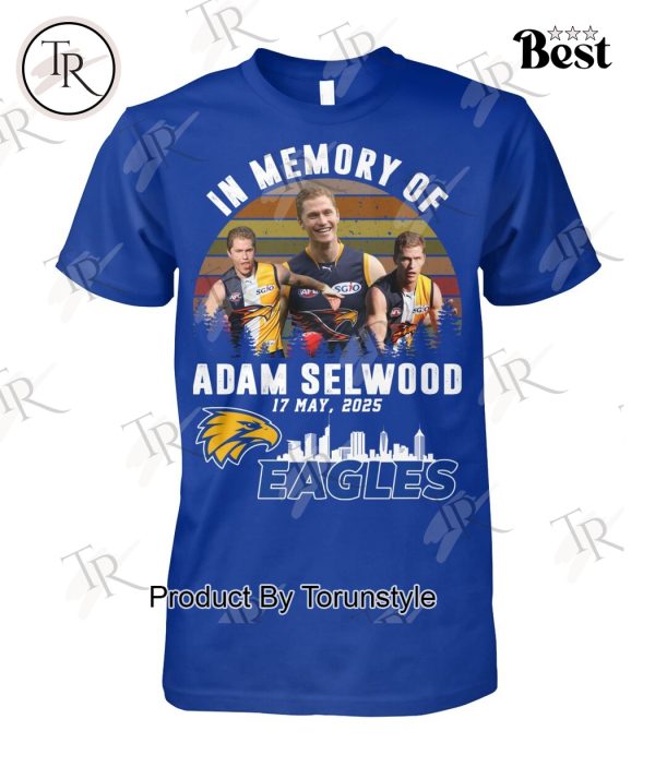 In Memory Of Adam Selwood 2025 X West Coast Eagles Limited Edition T-Shirt