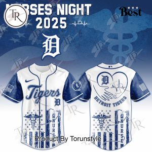 2025 Detroit Tigers X Nurses Night Limited Edition Baseball Jersey
