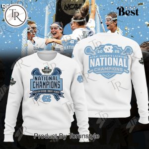 North Carolina Tar Heels 2025 NCAA Division I Women’s Lacrosse National Champions Limited Edition Hoodie – White