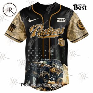 San Diego Padres X Jeep Life 2025 Off-Road Limited Edition Baseball Jersey