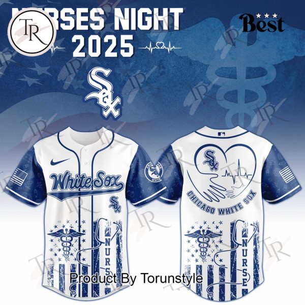 2025 Chicago White Sox X Nurses Night Limited Edition Baseball Jersey