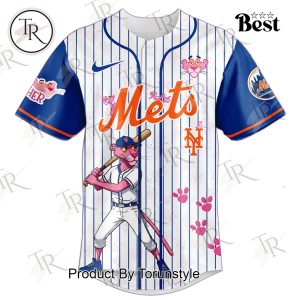 New York Mets X Pink Panther 2025 Special Edition Baseball Jersey