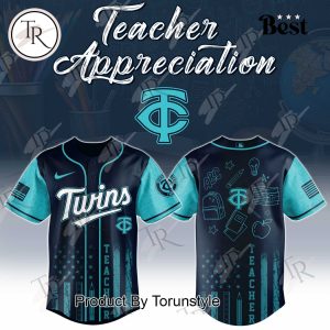 Minnesota Twins X Teacher Appreciation Day 2025 Special Edition Baseball Jersey