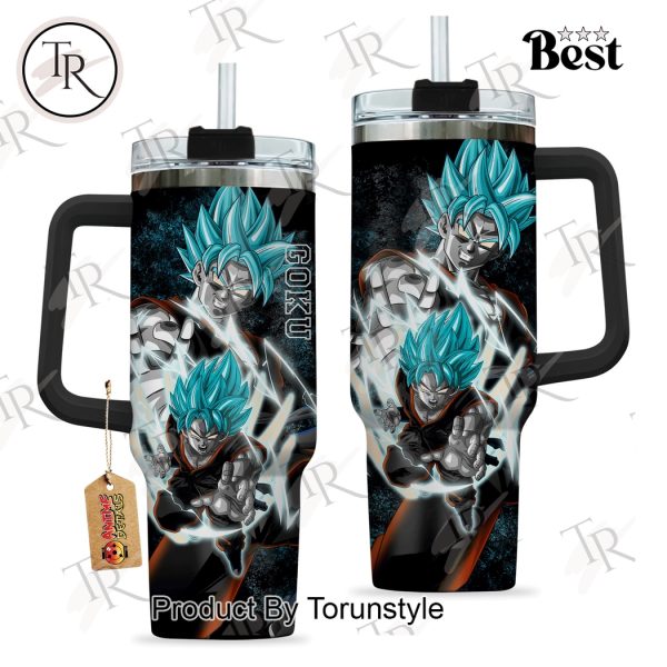 Dragon Ball X Goku Super Saiyan Blue Limited Edition 40oz Tumbler
