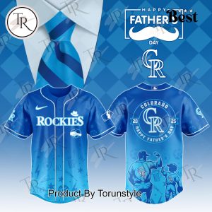Colorado Rockies Happy Father’s Day 2025 Limited Edition Baseball Jersey