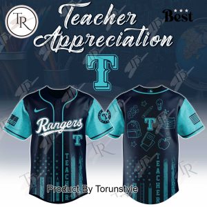Texas Rangers X Teacher Appreciation Day 2025 Special Edition Baseball Jersey